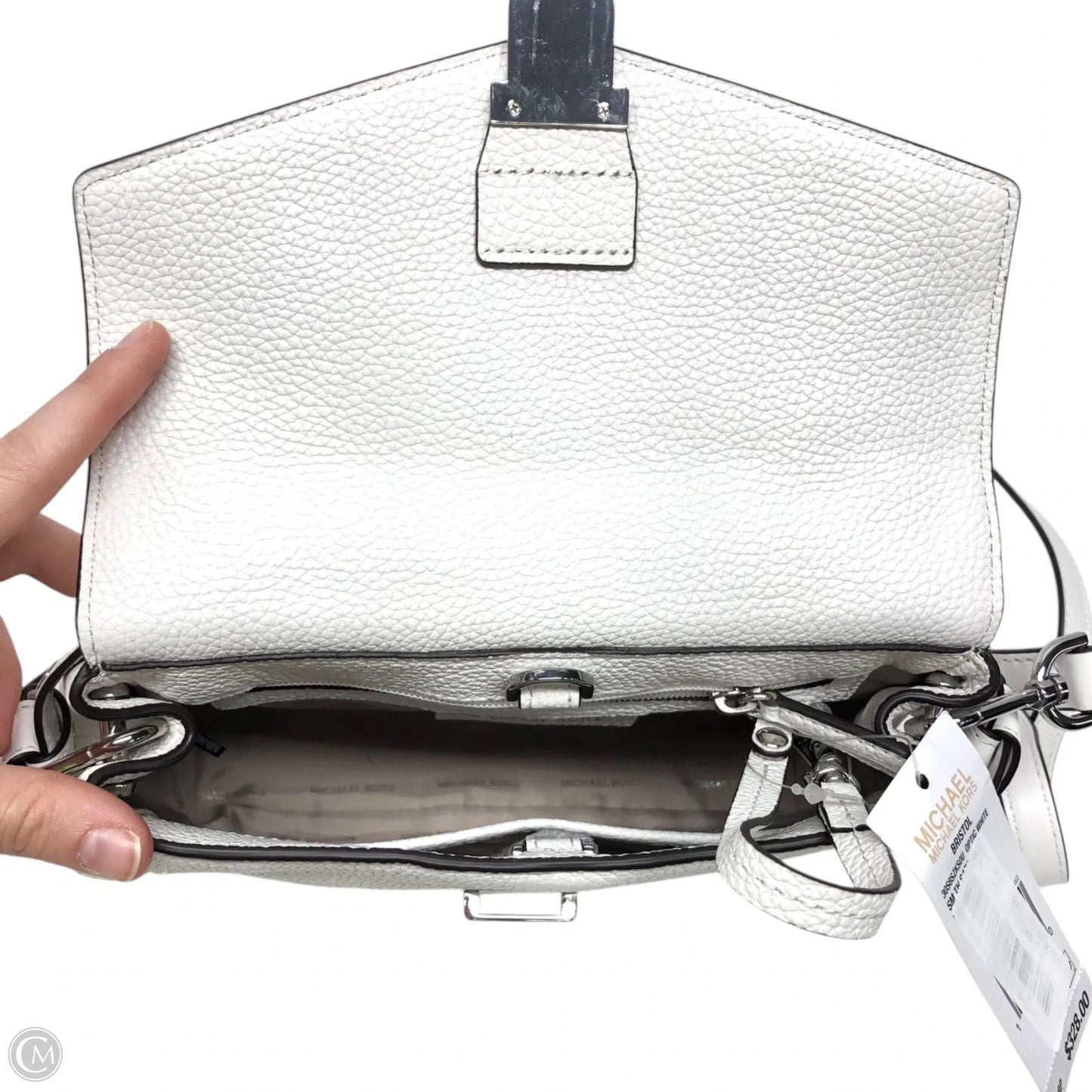 Handbag Leather By Michael By Michael Kors, Size: Small