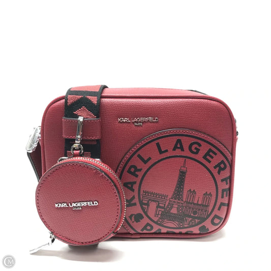 Crossbody Designer By Karl Lagerfeld, Size: Medium