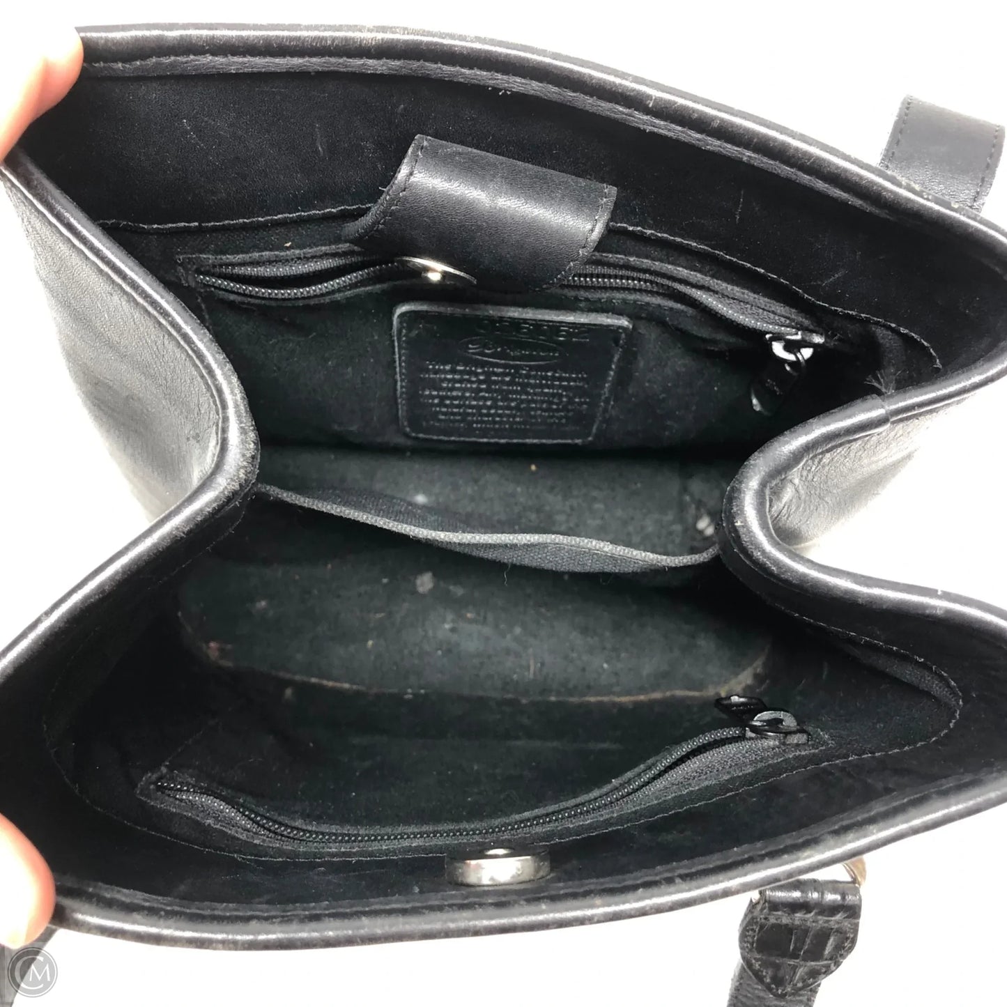 Handbag Leather By Brighton, Size: Medium