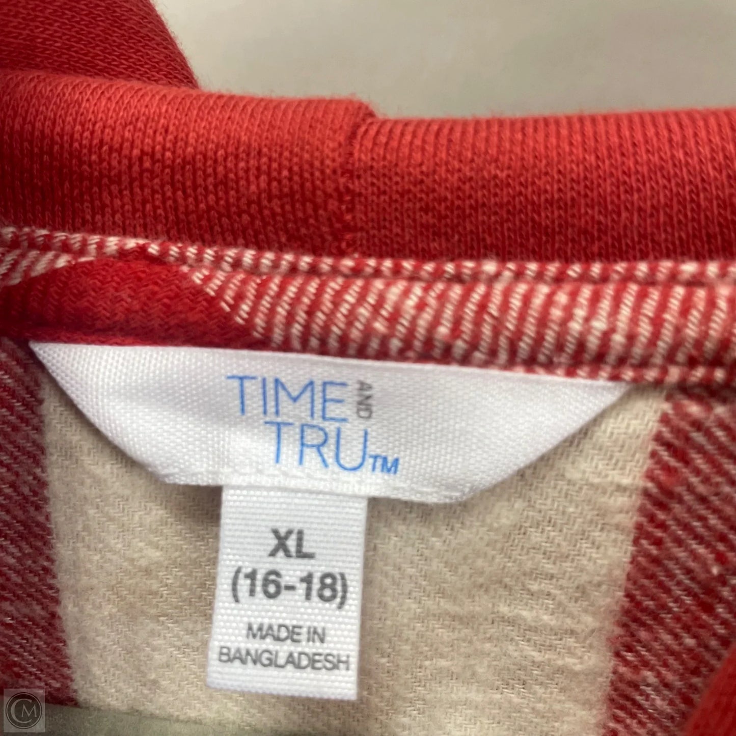 Jacket Shirt By Time And Tru In Red, Size: Xl