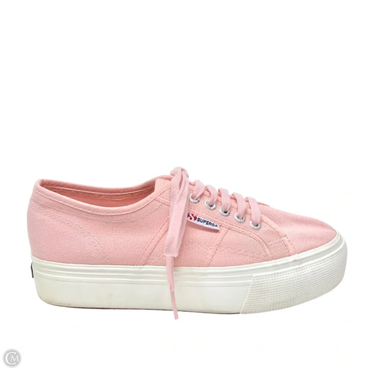 Shoes Sneakers By Superga In Pink, Size: 10