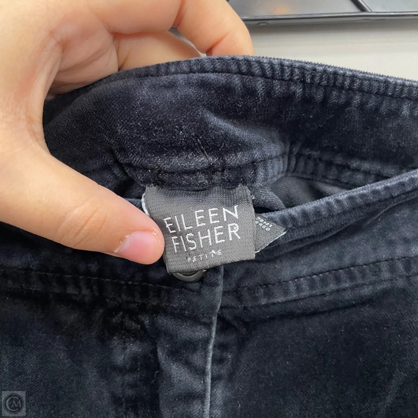 Pants Corduroy By Eileen Fisher In Black, Size: Sp