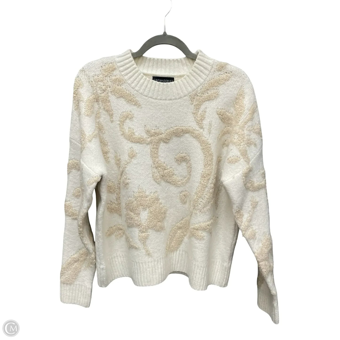 Sweater By Cynthia Rowley In Beige, Size: M