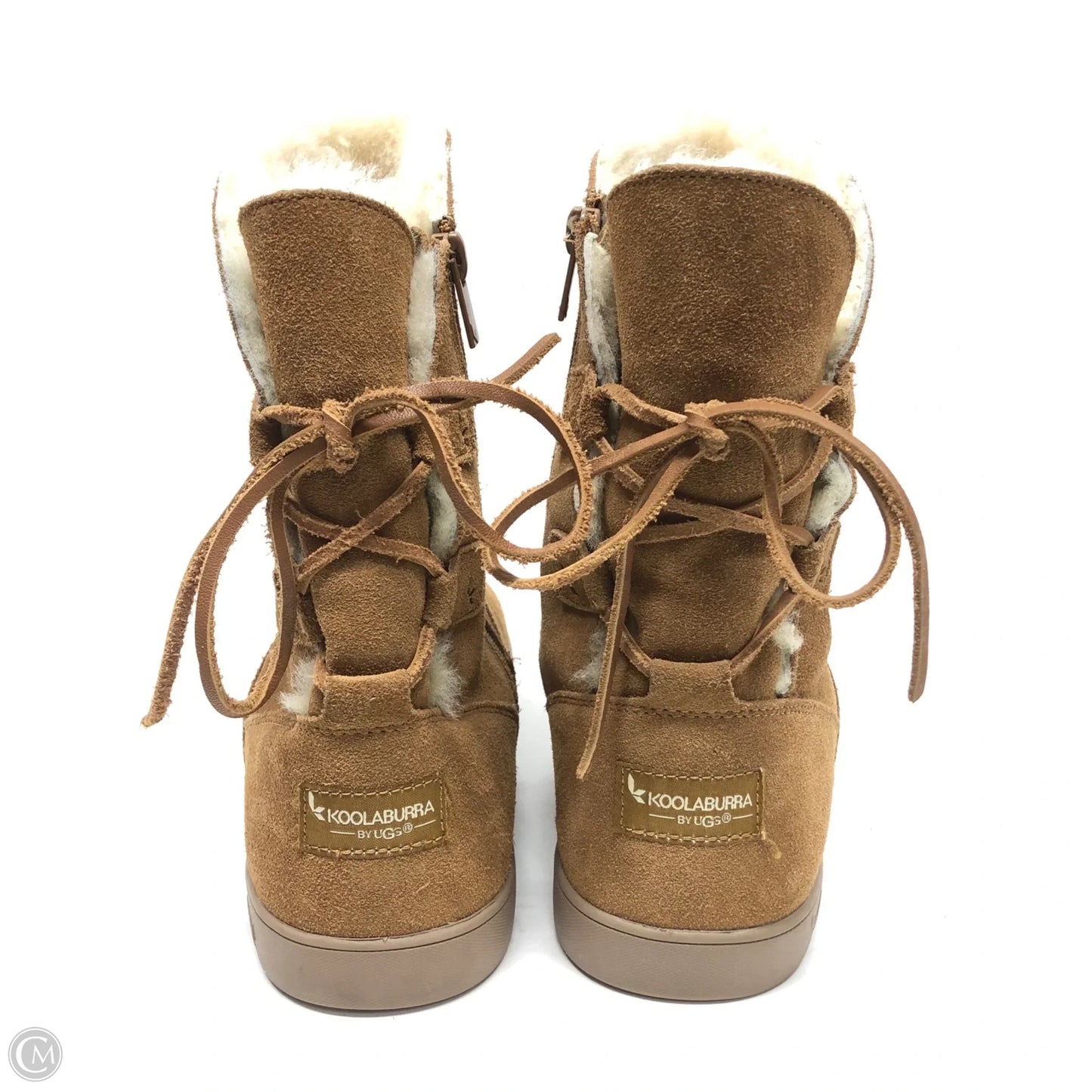 Boots Mid-calf Flats By Koolaburra By Ugg In Brown, Size: 9