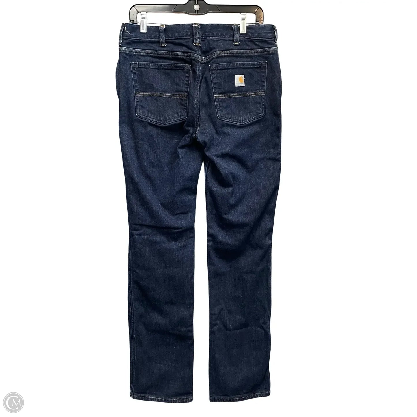 Jeans Straight By Carhartt In Blue Denim, Size: 8l