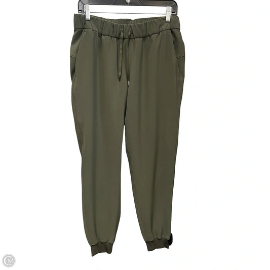 Athletic Pants By Lululemon In Green, Size: 8
