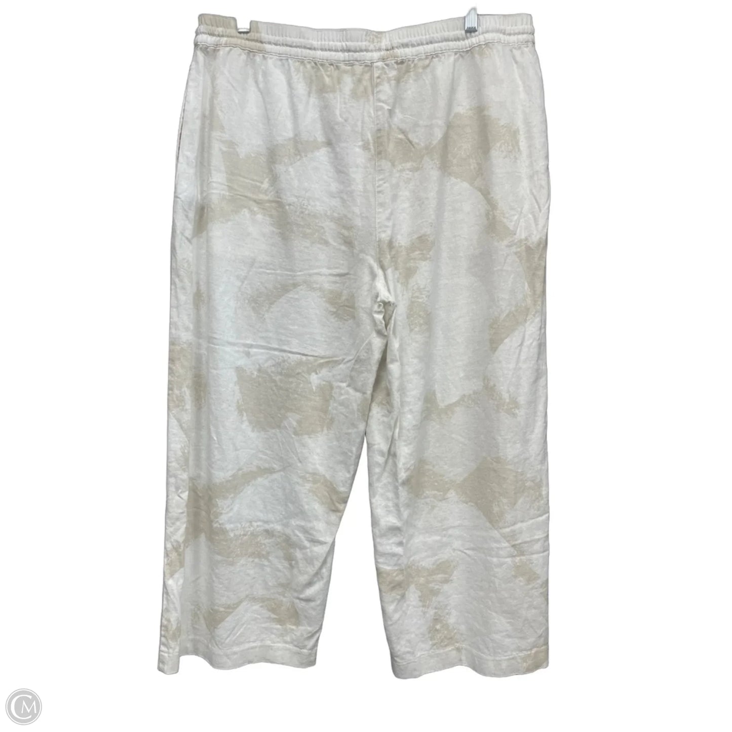 Pants Cropped By Dkny In Beige, Size: L