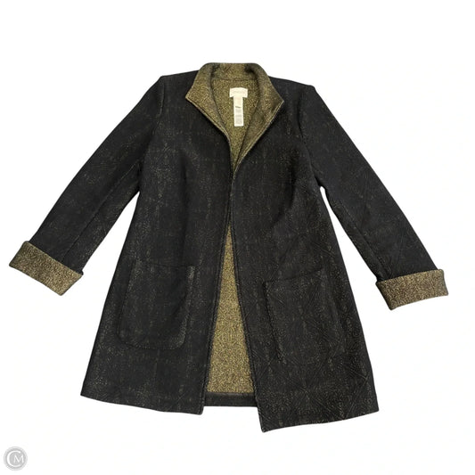 Jacket Other By Chicos In Black & Gold, Size: S