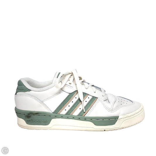 Shoes Sneakers By Adidas In Green & White, Size: 7.5
