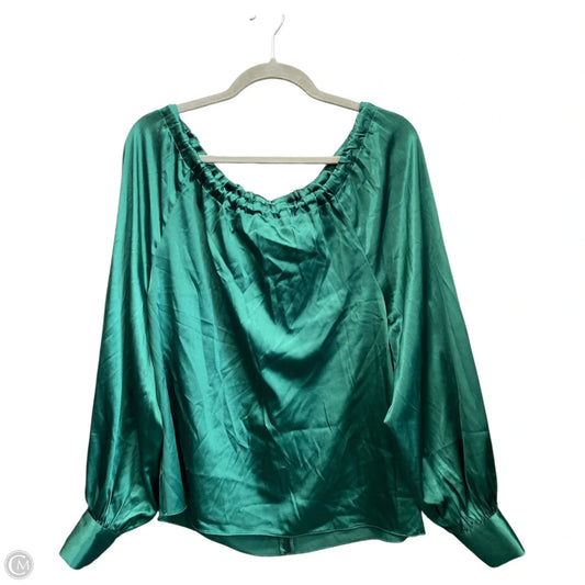 Blouse Long Sleeve By Antonio Melani In Green, Size: Xs