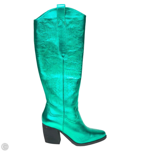 Boots Western By Gianni Bini In Green, Size: 6