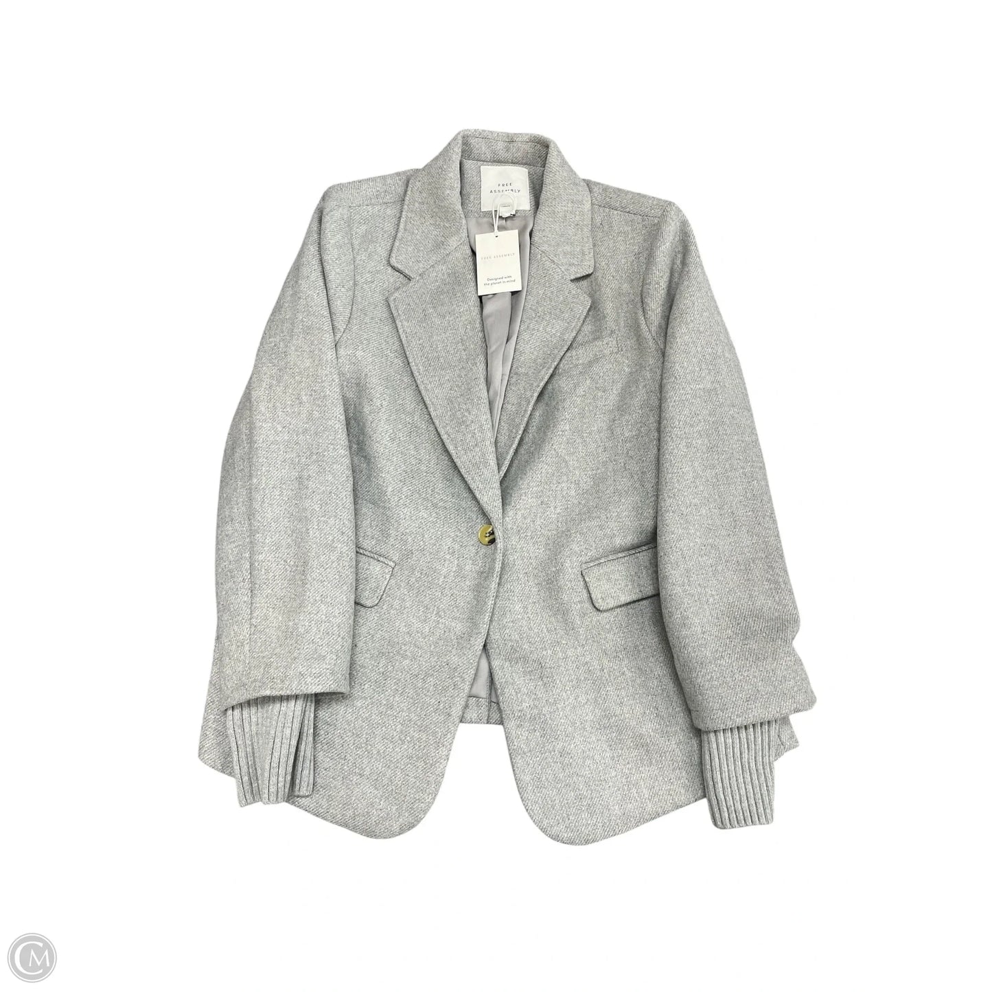 Jacket Other By Free Assembly In Grey, Size: Xxl