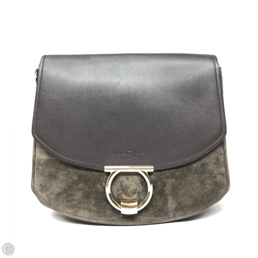 Crossbody Luxury Designer By Ferragamo, Size: Large