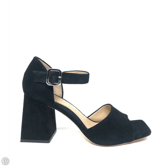 Sandals Heels Block By Antonio Melani In Black, Size: 7.5