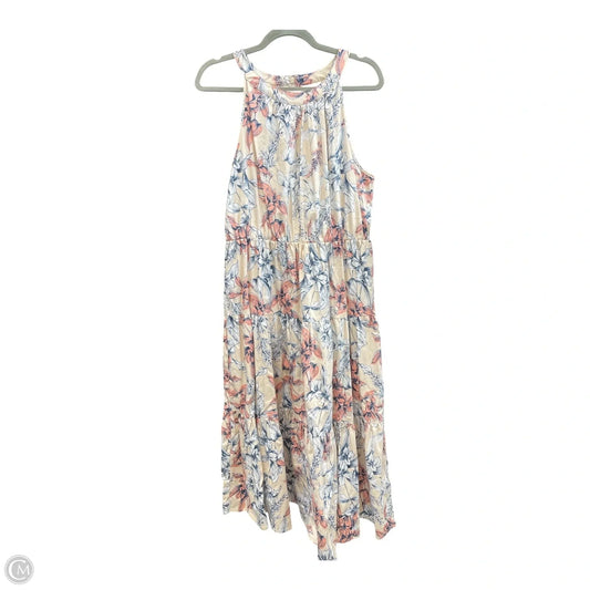 Dress Casual Midi By Alex Marie In Floral Print, Size: 12
