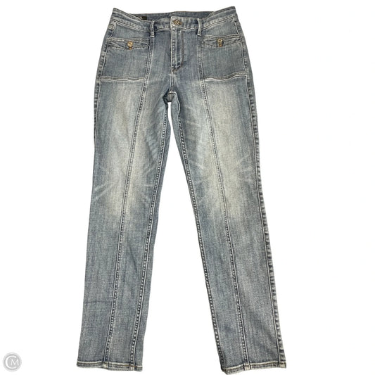 Jeans Skinny By White House Black Market In Blue Denim, Size: 8