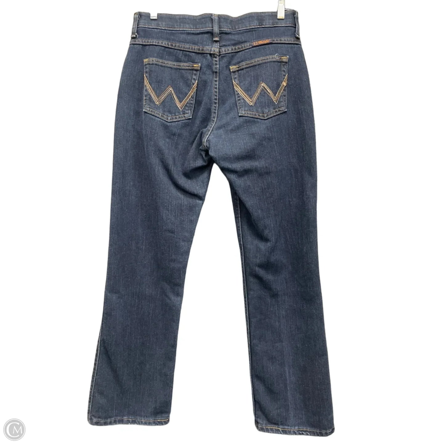 Jeans Boot Cut By Wrangler In Blue Denim, Size: 10