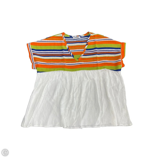 Top Short Sleeve By White Birch In Multi-colored, Size: S