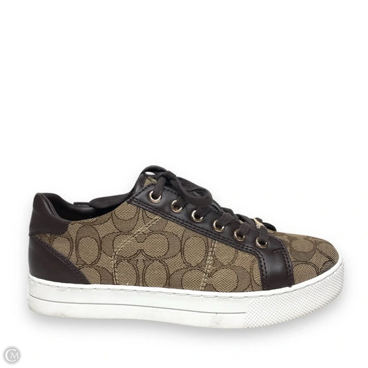 Shoes Designer By Coach In Brown, Size: 7.5