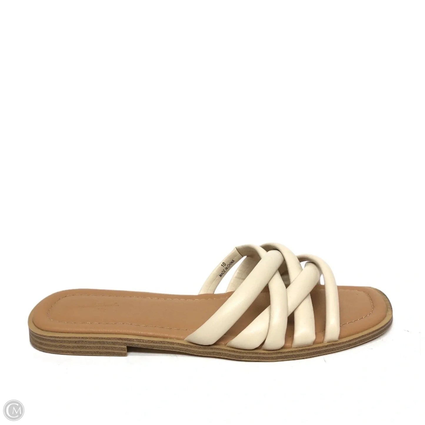 Sandals Flats By Universal Thread In Beige, Size: 10