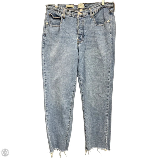 Jeans Straight By Universal Thread In Blue Denim, Size: 14