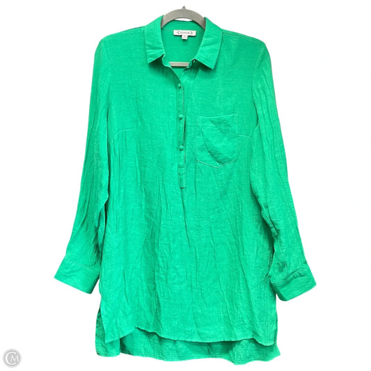 Tunic Long Sleeve By Nanette By Nanette Lepore In Green, Size: M