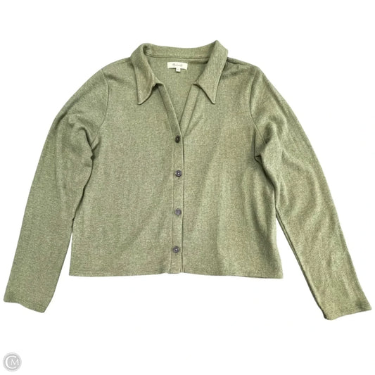 Cardigan By Madewell In Green, Size: Xl