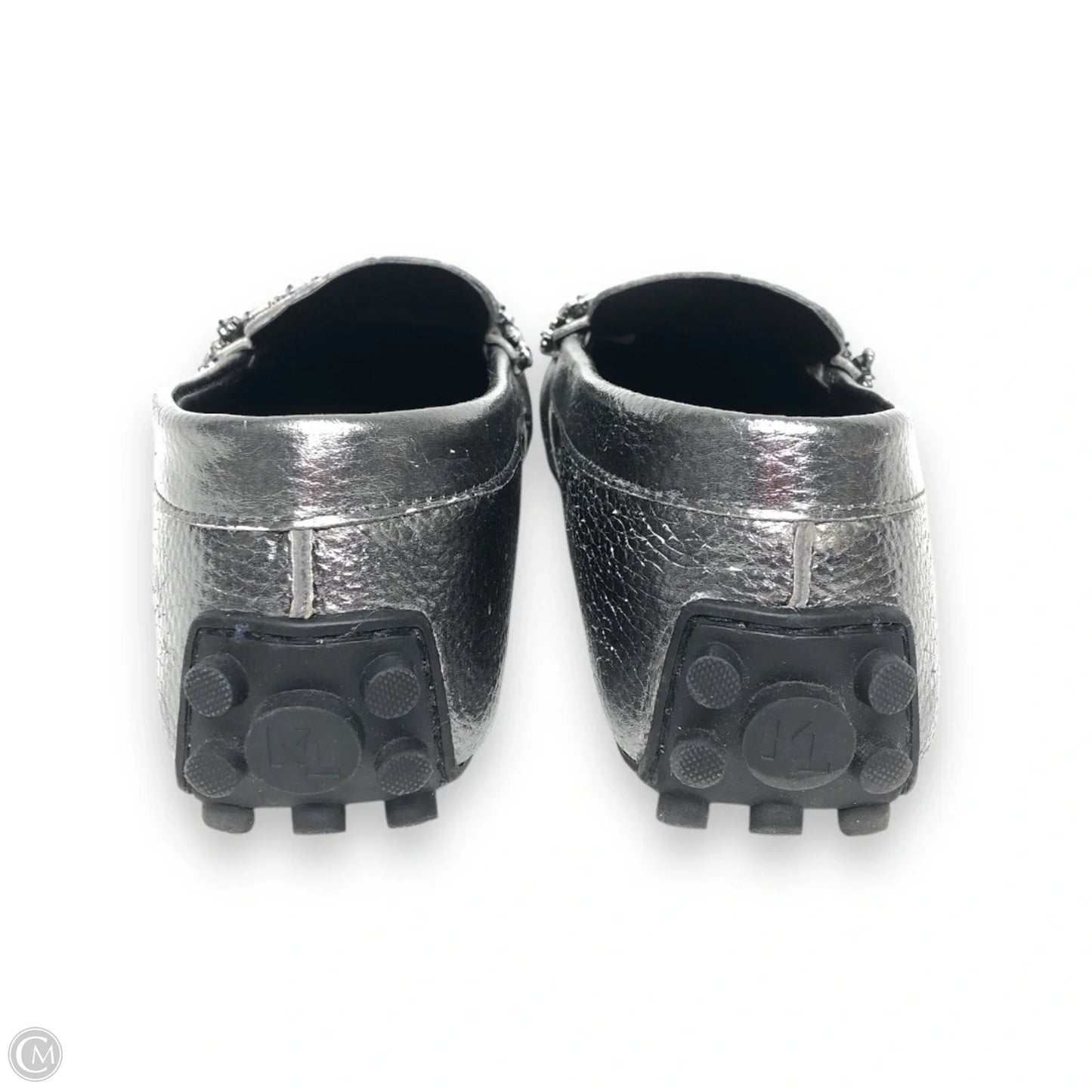 Shoes Designer By Karl Lagerfeld In Grey, Size: 7.5