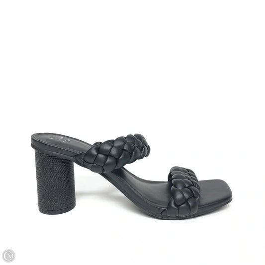 Sandals Heels Block By A New Day In Black, Size: 8