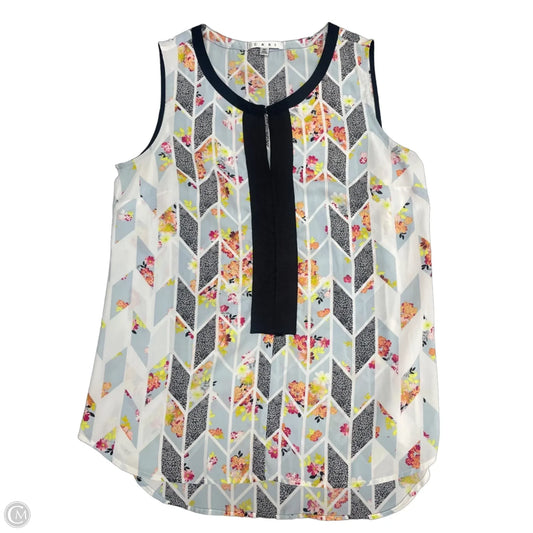 Top Sleeveless By Cabi In Multi-colored, Size: M