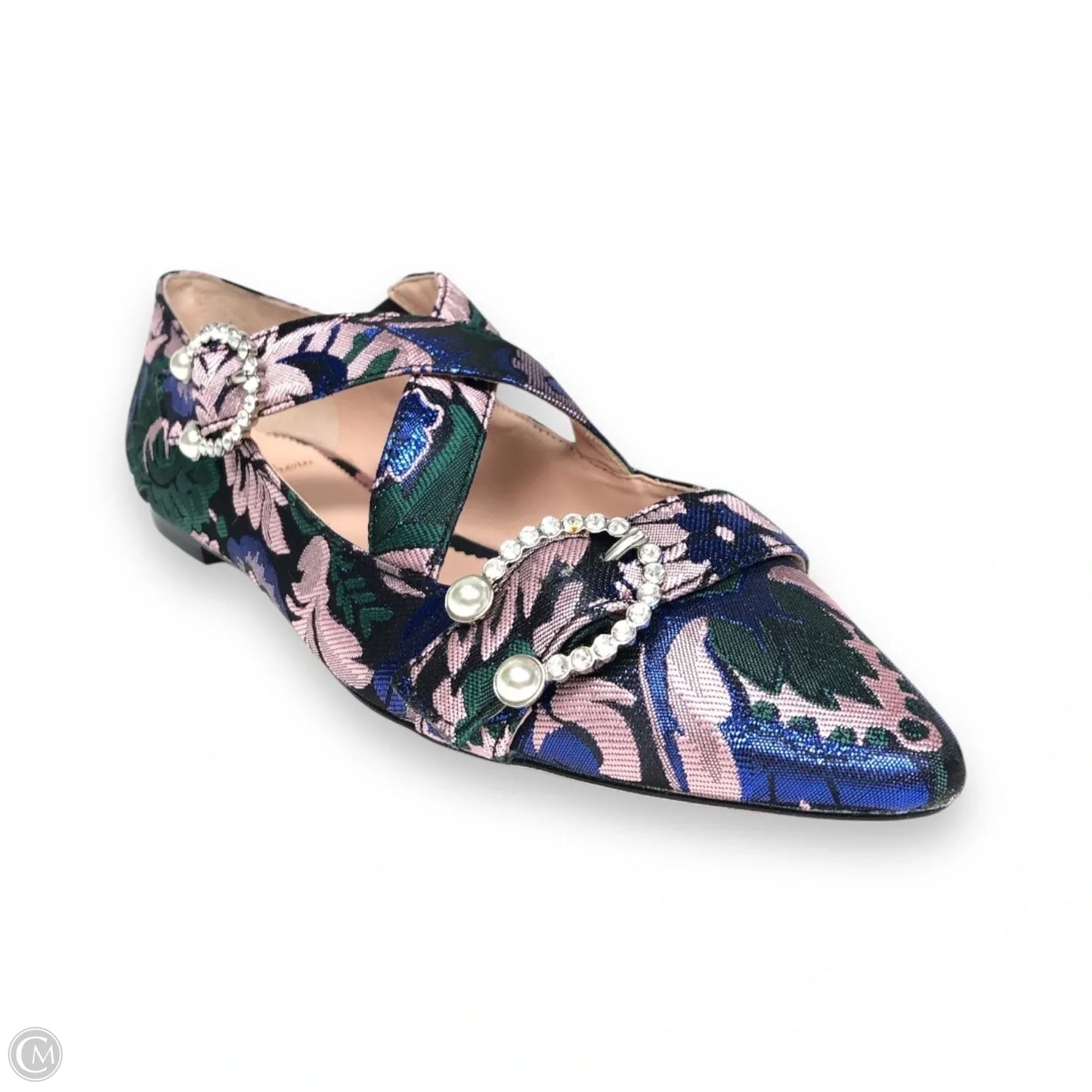 Shoes Flats By J. Crew In Blue & Green, Size: 6