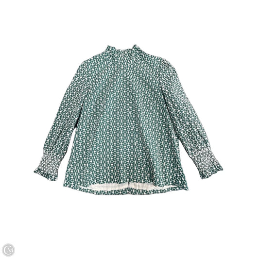 Top Long Sleeve By Cma In Green, Size: S