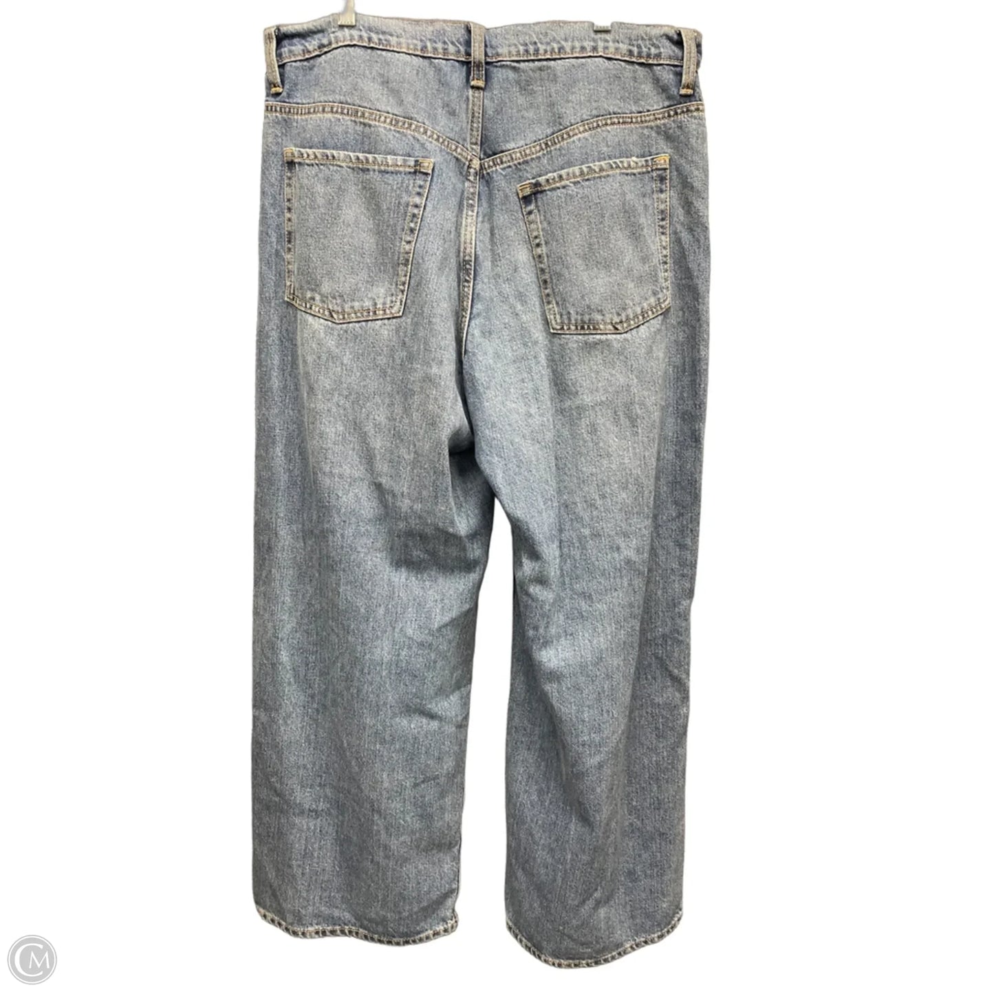 Jeans Wide Leg By Old Navy In Blue Denim, Size: 14