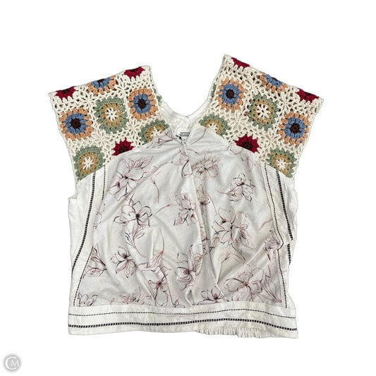 Top Short Sleeve By Gimmicks In Floral Print, Size: S