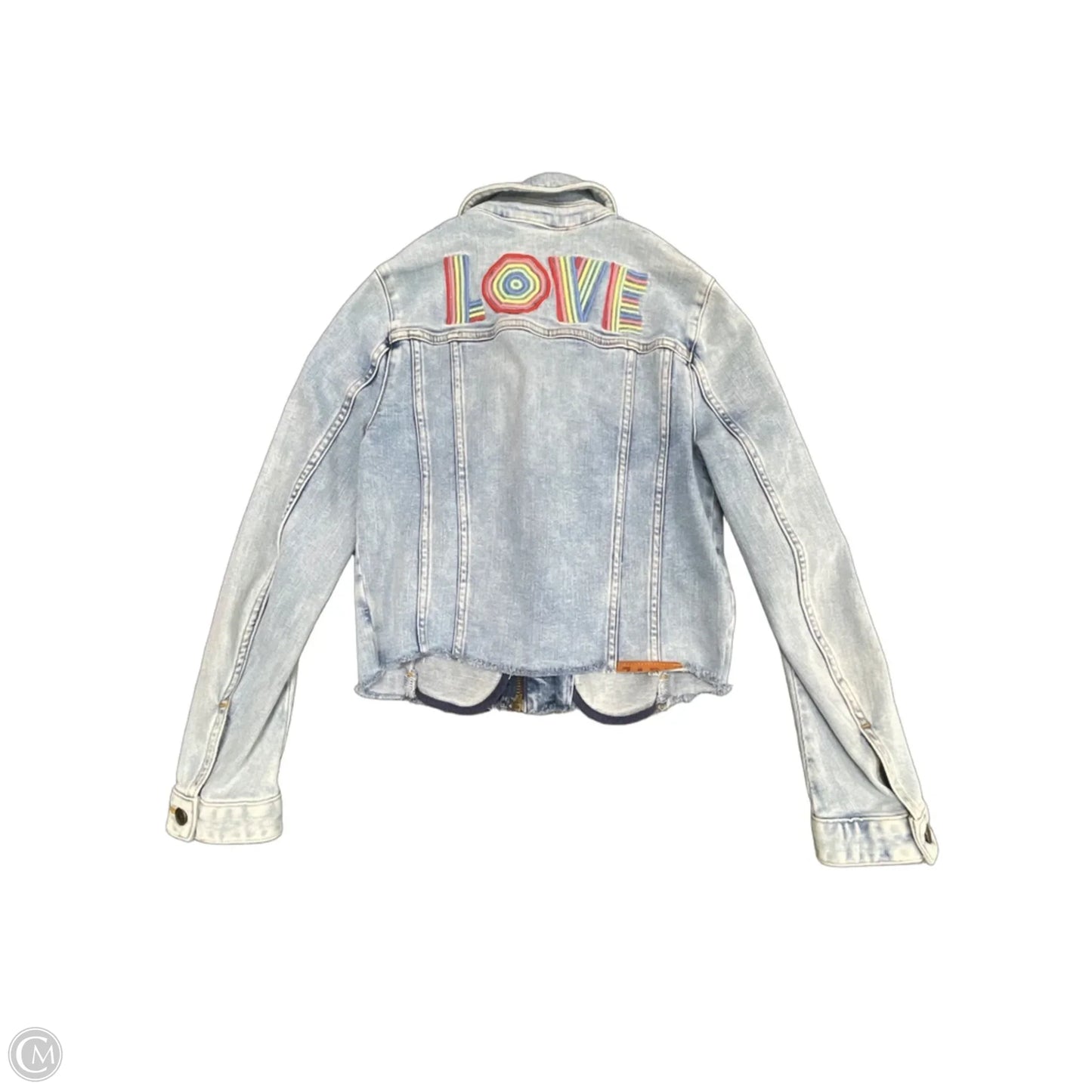 Jacket Denim By Zadig And Voltaire In Blue Denim, Size: Xs