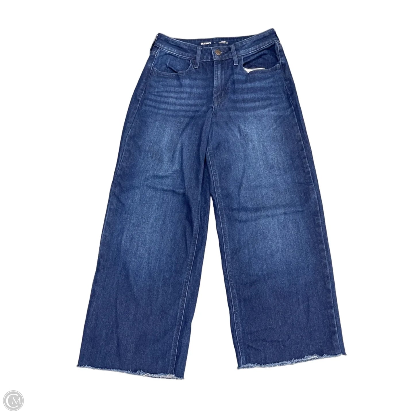 Jeans Cropped By Old Navy In Blue Denim, Size: 4