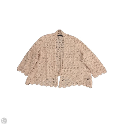 Cardigan By Clothes Mentor In Pink, Size: 1x