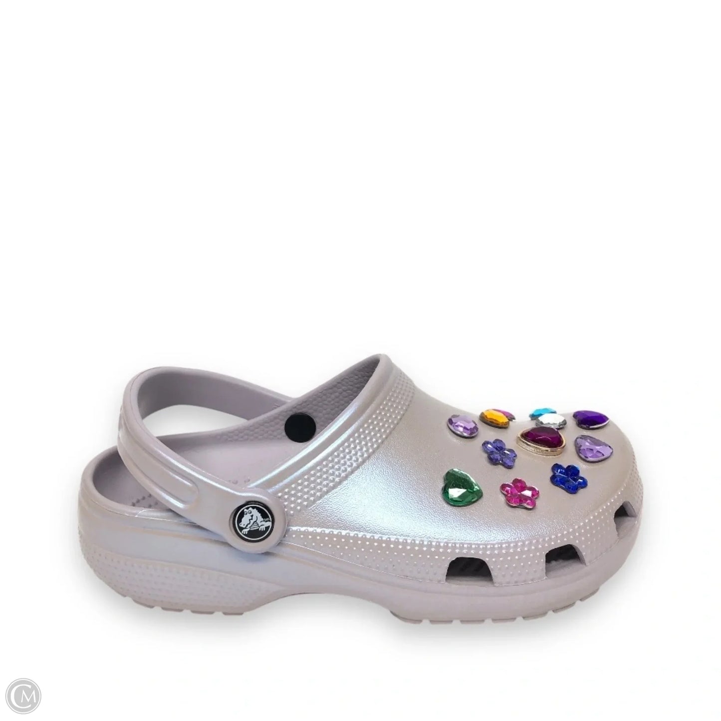 Shoes Flats By Crocs In Purple, Size: 7