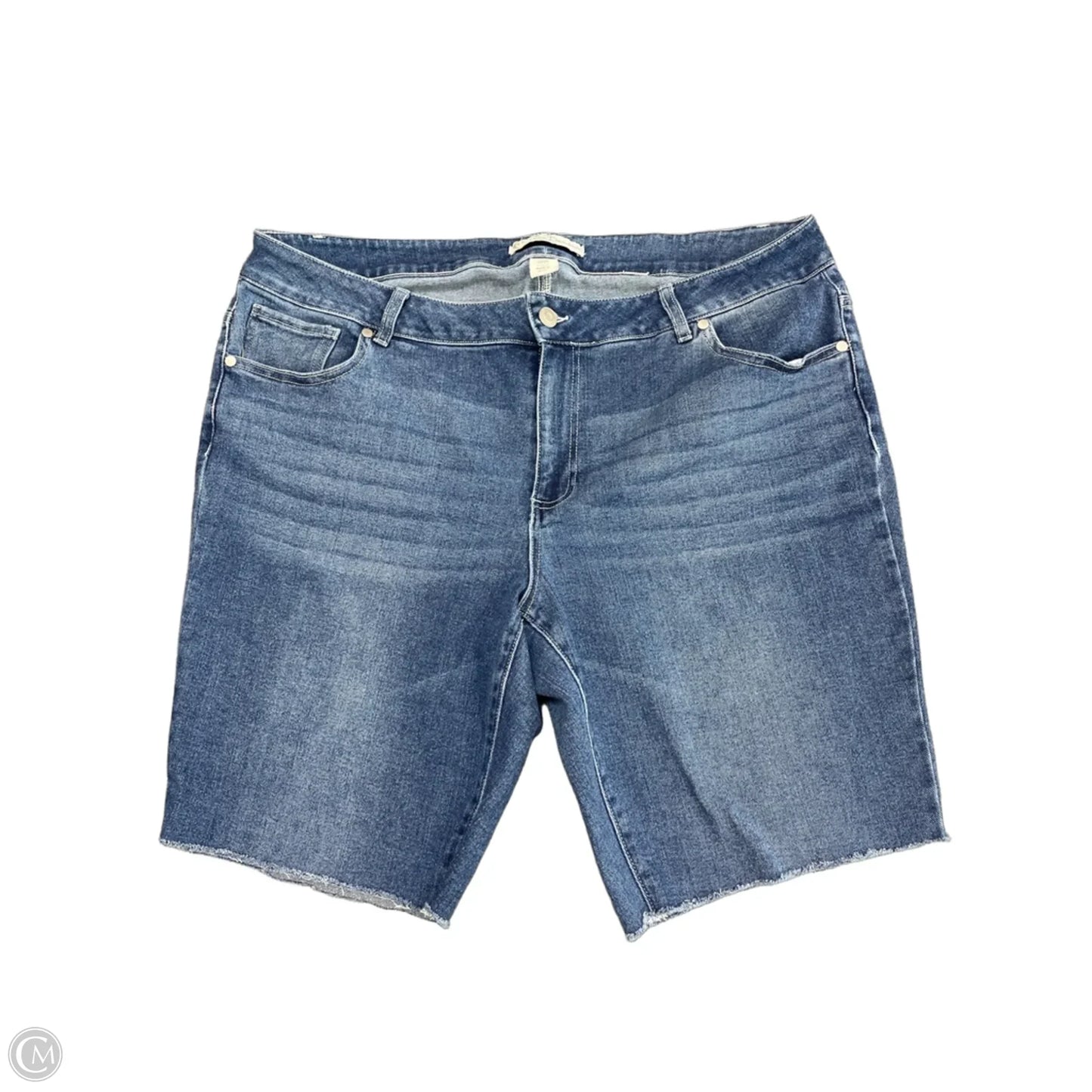 Shorts By Cato In Blue Denim, Size: 18