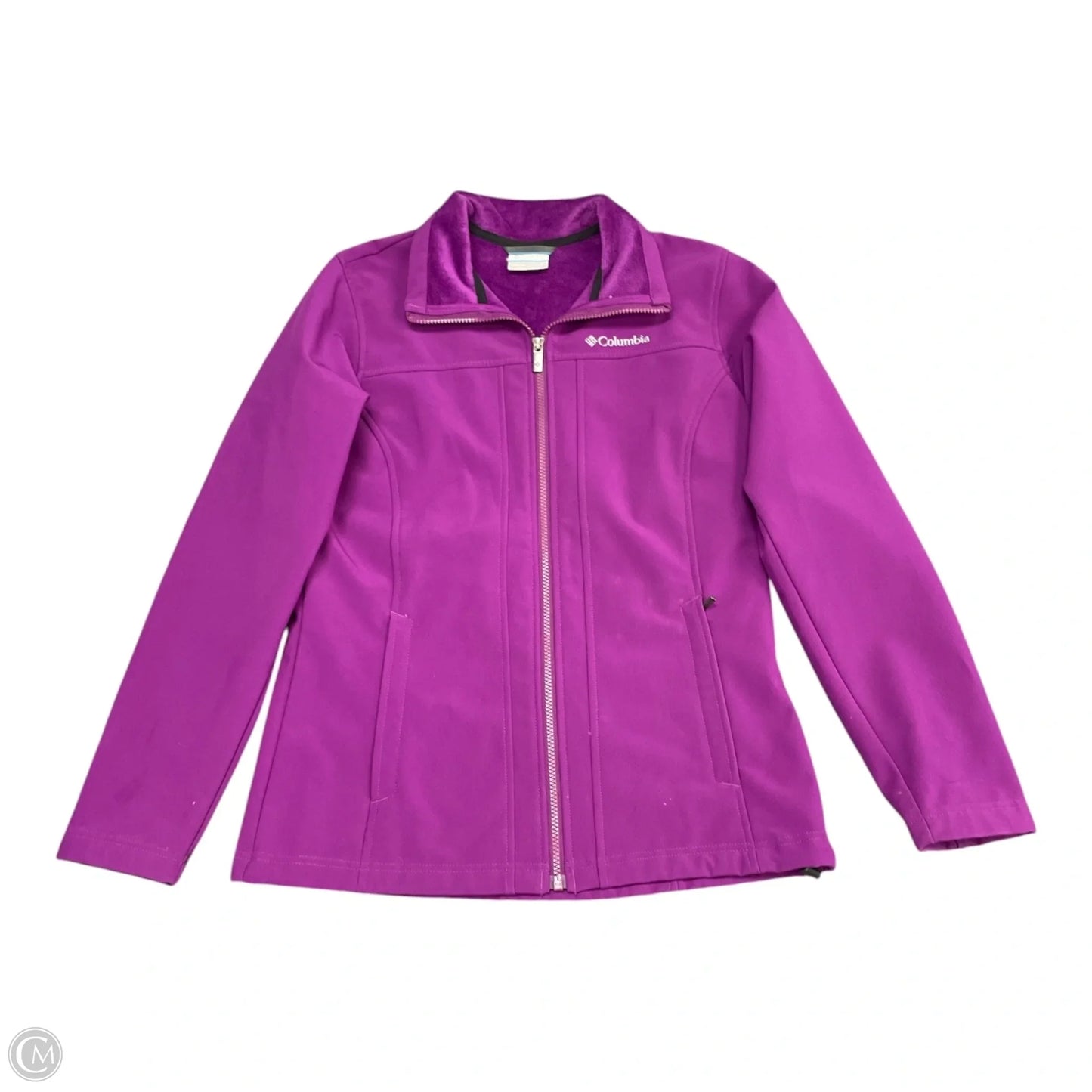 Jacket Fleece By Columbia In Purple, Size: S
