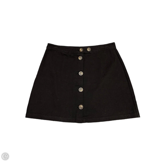 Skirt Mini & Short By Chelsea And Violet In Black Denim, Size: Xl
