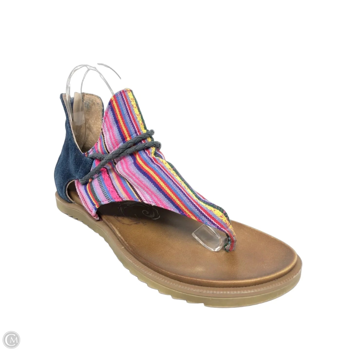 Sandals Flats By Very G In Blue, Size: 8.5