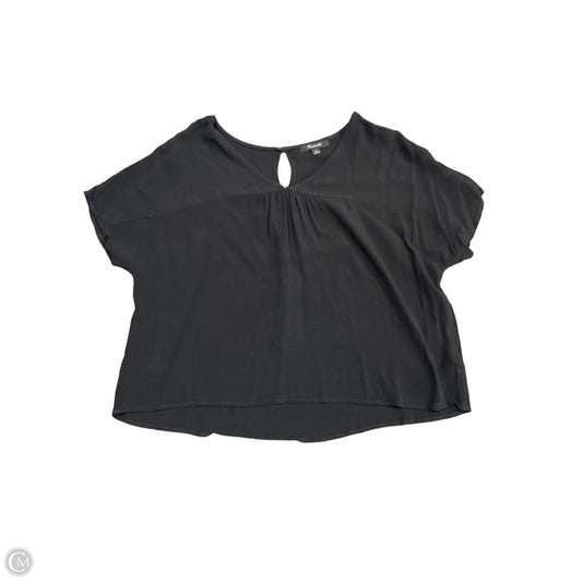 Top Short Sleeve By Madewell In Black, Size: Xs