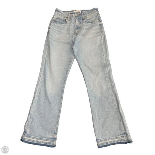 Jeans Straight By Loft In Blue Denim, Size: 0