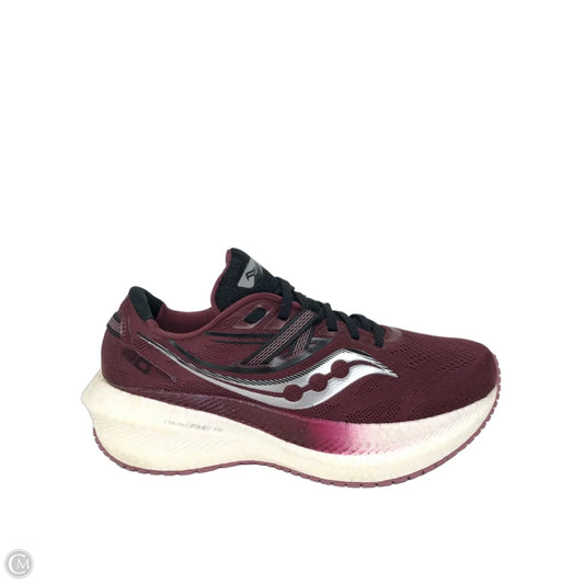 Shoes Athletic By Saucony In Maroon, Size: 8