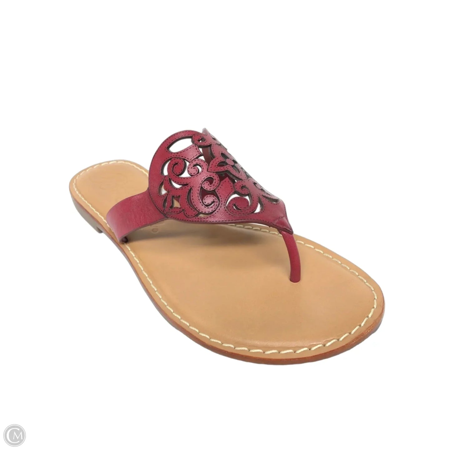 Sandals Flats By Brighton In Red, Size: 7.5