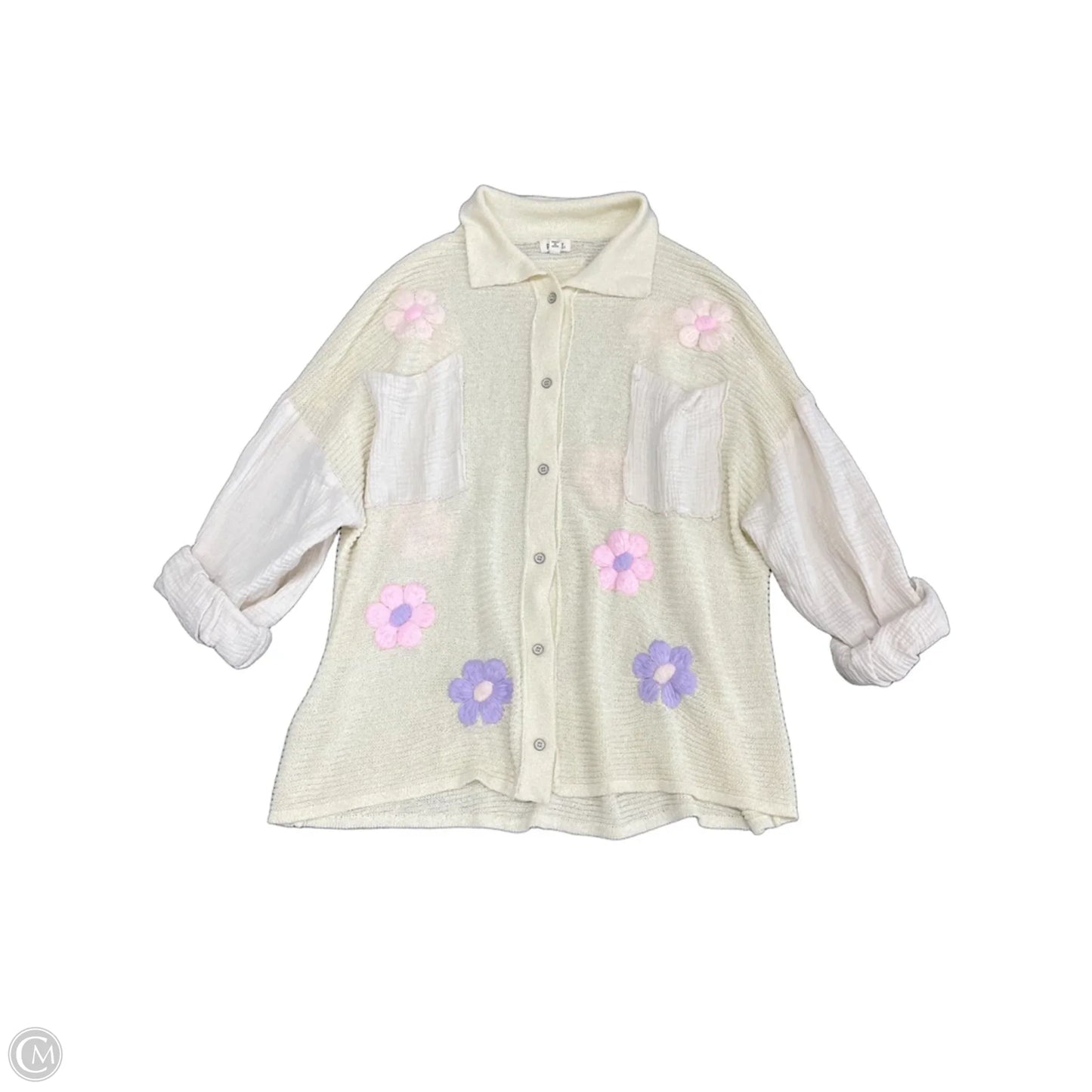Cardigan By Pol In Beige, Size: L