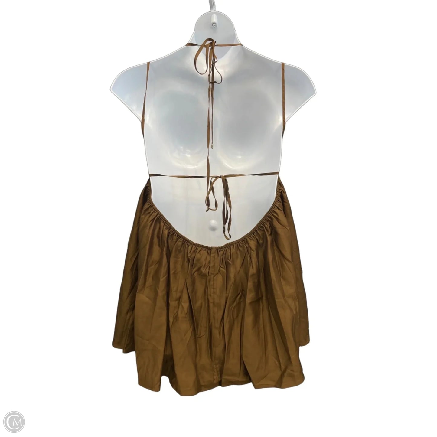 Dress Short By Fashion Nova In Brown, Size: L