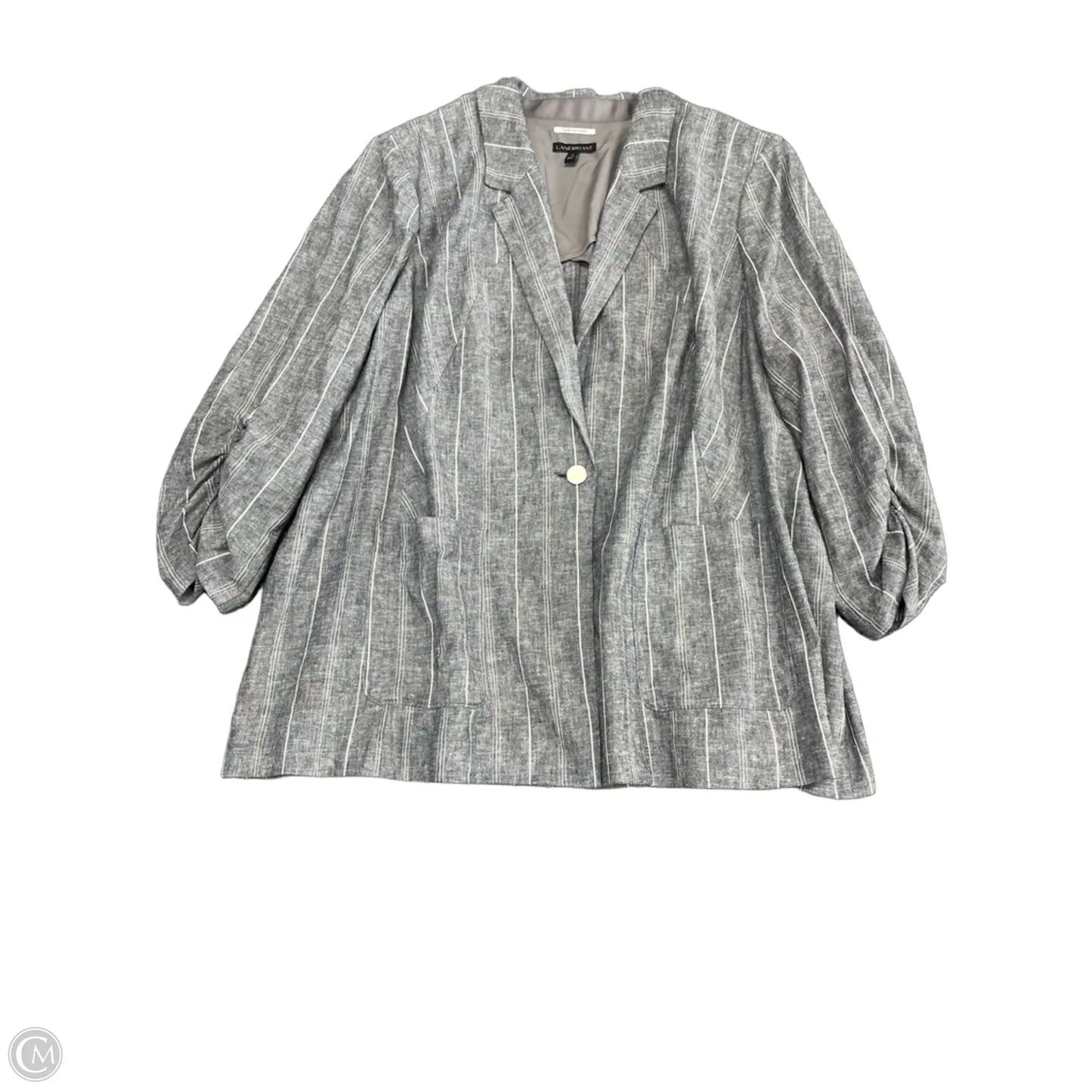 Blazer By Lane Bryant In Grey, Size: 26