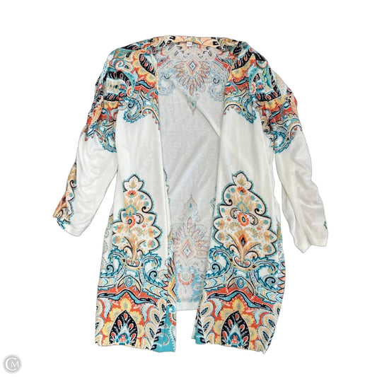 Cardigan By Chicos In Multi-colored, Size: L